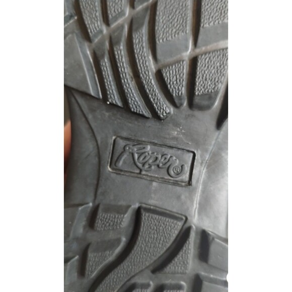 Roper Womens Timeless Basic Brown Leather Slip-On Shoes 9 - Picture 9 of 9